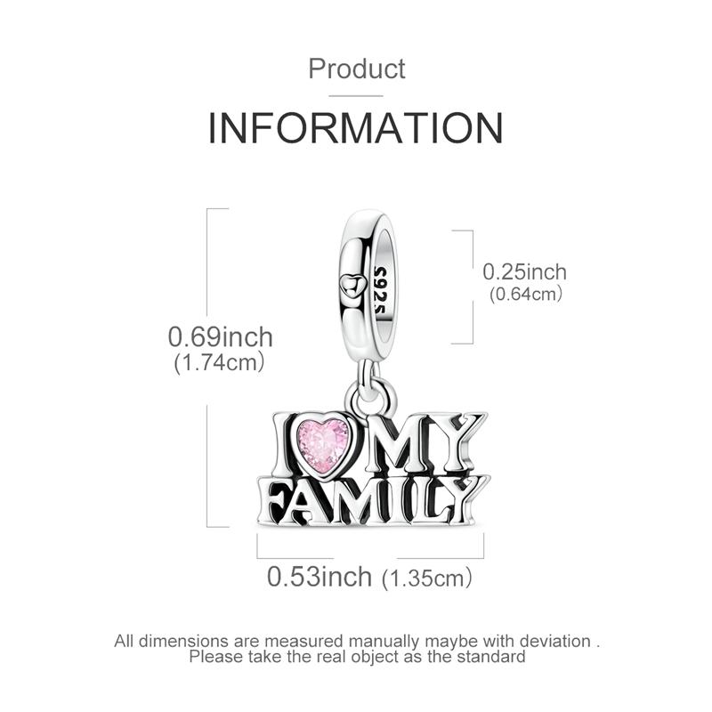 925 Sterling Silver Charms Bead CZ Zircon Pink Peach Blossom Magnetic Dangle Fit Original Bracelet DIY Women Jewelry GiftGood product