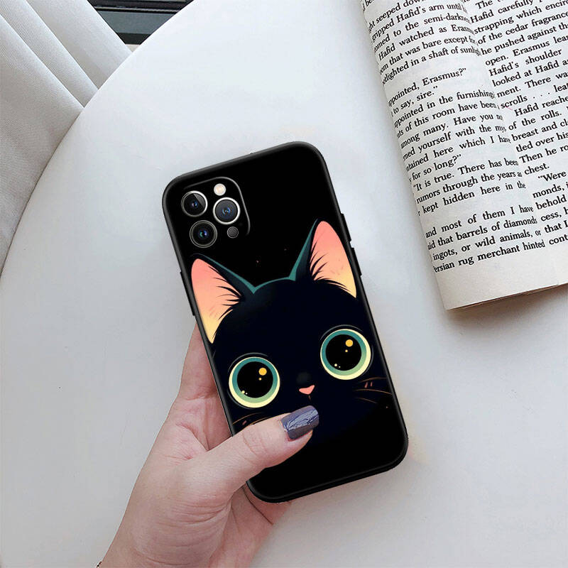 MH30 Cat Kitten Meow Phone Shell Case for iPhone 7 8 11 12 13 14 15 16 17 16E XS Pro Max XR X SE Air