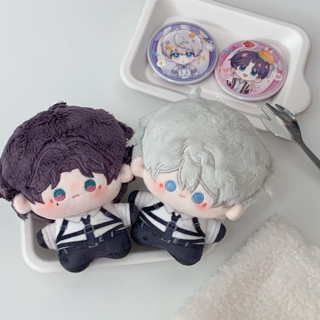 10 Cm Anime Love and Deepspace Cos Rafayel Uniform Doll Stuffed Plush Starfish Body Plush Toys for Kids Send Friends Gift Xmas