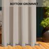 Set of 2 outdoor curtains, privacy screen, waterproof, top and bottom with eyelets