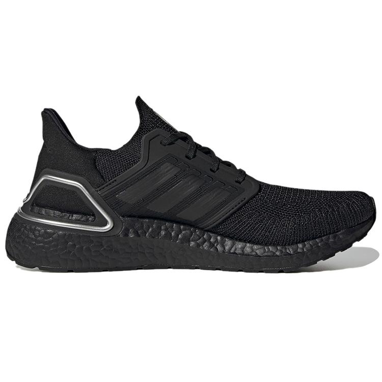 New Adidas Ultra Boost 20 Core Black Silver Metallic FV8333