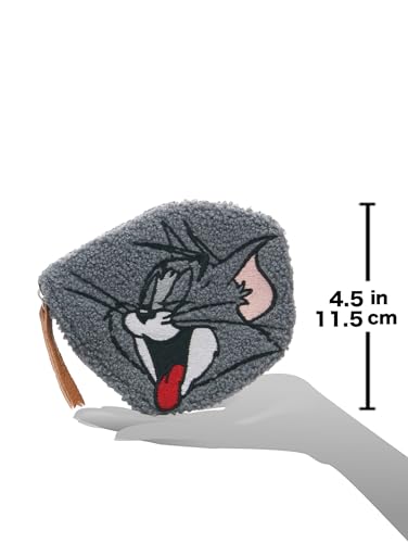 Tom and Jerry Makeup Case Die-Cut Sagura Pouch Tom 58