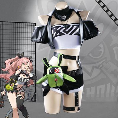Anime Zenless Zone Zero Cosplay Costume Nicole Costume Halloween Anime ZZZ Outfit Girl Uniform Wig Birthday Gifts Carnival Full Set