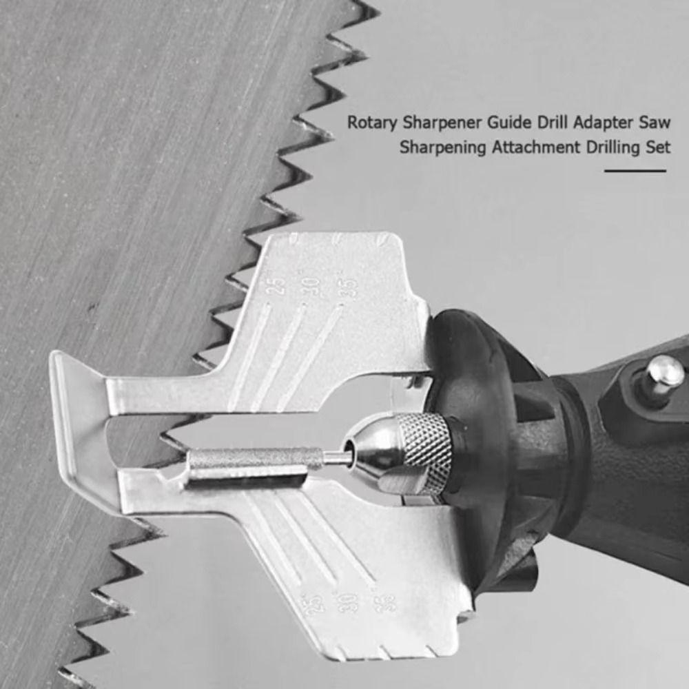 Adjustable Angle Electric Chain Sharpener Portable Design Coated Wheel Chain Sharpening Tool Electric Grinder