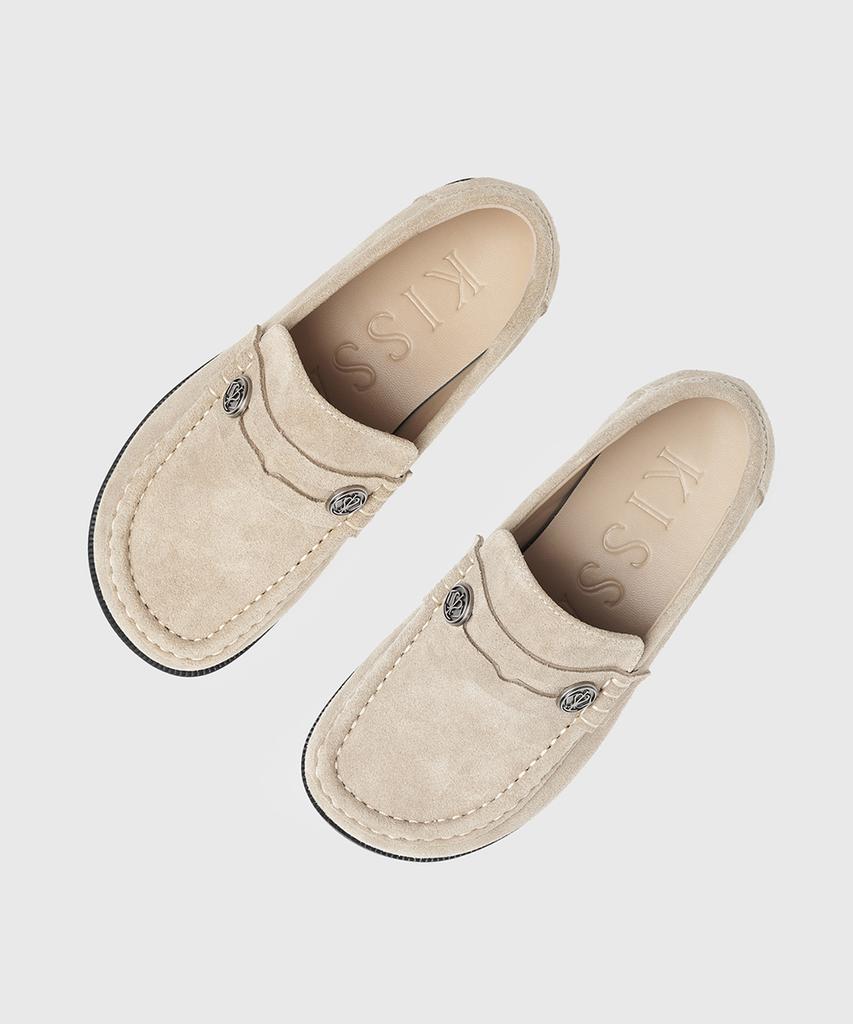 Kissa Suede Penny Driving Loafers W601307