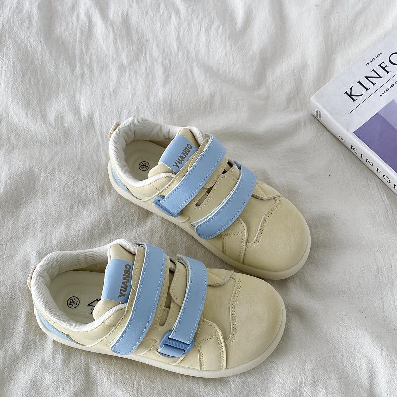 

Autumn trend student board shoes casual versatile sports casual shoes new fashion Velcro board shoes 35 жёлтый