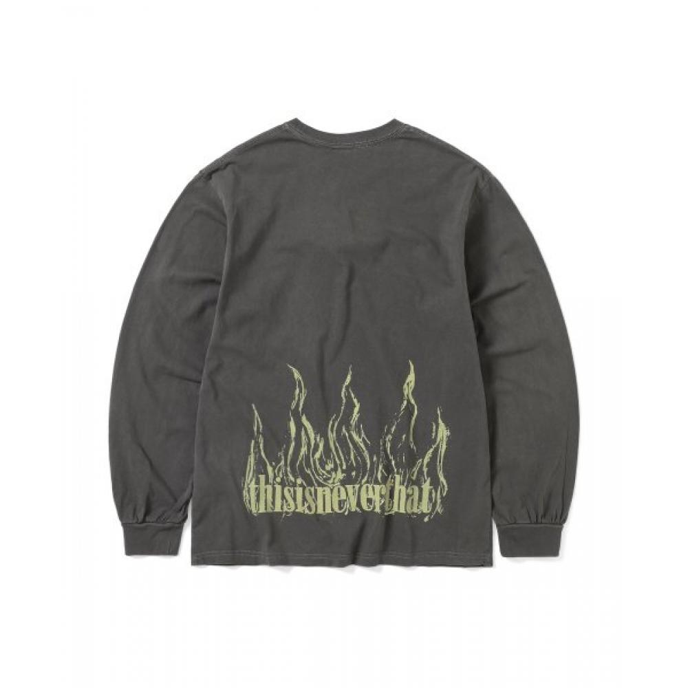 

ThiSiSneverthat FLame Onyx LS Tee уголь S