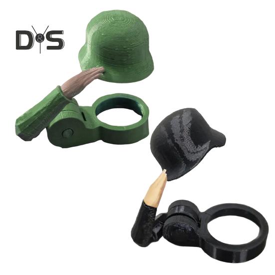 

2 шт., солдатский салют, пивная бутылка, шлем для сока, держатель для банки с напитками, шляпа для газировки, забавные принадлежности для военной тематики для вечеринок для мужчин, женщин и взрослых чёрный/зелёный