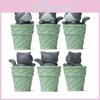 Cartoon Cute Matcha Ice Cream Cone Cat Mini Model Decoration For Decor Landscape