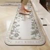 Viama 1/2 Block Simple Light Luxury No Crease Kitchen Carpet Non-slip Wear-resistant Easy Care Household Carpet Home Decoration