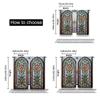 European Chic Gothic Floral Curtains Colorful Suitable Bedroom Bathroom Living Room Dining Study Set Of 2 Made Polyester Great Decor