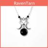 Goddess Moon Pendant Necklace With Vintage Geometric Design For Women And Men