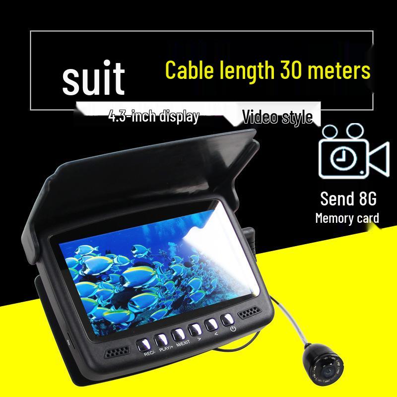 Russian Fish Finder 4.3-inch Screen Underwater Camera for Ice and Winter Fishing