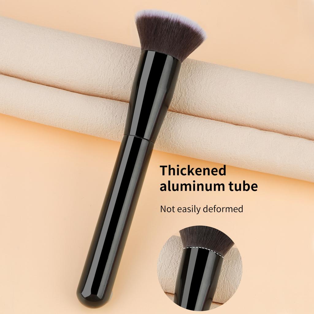 New Single Large Makeup Brush, Loose Powder Brush, Flame Brush, Flat Head Foundation Brush, Grooming Brush, Beauty Tool.