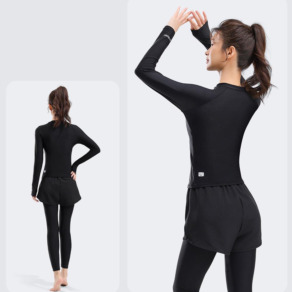 Li Ning Two Piece Swimsuit Women's Black LNYW175-1