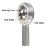 Uxcell SA20TK POSA20 Rod End Bearing, M20 X 1.5, Male, Left-Hand Thread, 20mm Bore, Pillow Ball Joint Rod End, Self-Lubricating, for Equipment and