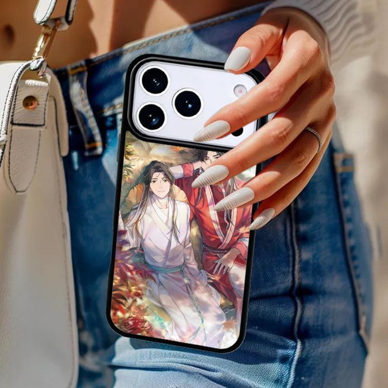 Anime Tian Guan Ci Fu Phone Case For iPhone 17 Air 14 15 13 12 Max Cover For Apple 14 15 16 16e 11 Pro Max Plus Coque