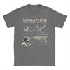 Game Marathon Collection  TShirt Men  Unique Pure Cotton Tees Crew Neck Short Sleeve T Shirt Plus Size Clothes