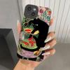 Abstrakte Kunst Katze Handyhülle Für iPhone 16e 16 15 14 13 12 11 Mini Pro Max X XR XSMax 8 7 6 6S Plus Weiche Silikon-Rückabdeckung