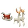 New Standing Christmas Balloon Matte Frosted Navidad Standing Balloon Sled Elk New Year Christmas Decoration Party Supplies