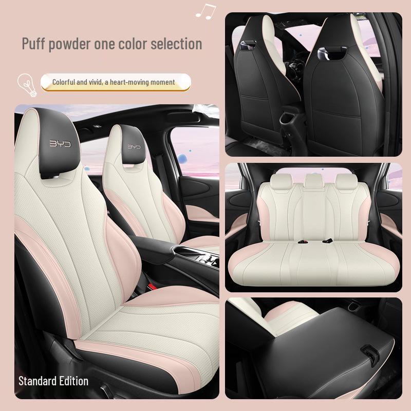CLY Leather Seat Cushion for BYD Dolphin - Stylish, All-Season Sports Design