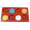 2Pcs/Pack Silicone Donut Muffin Chocolate Cake Candy Cookie Cupcake Baking Mold Kitchen Accessories.