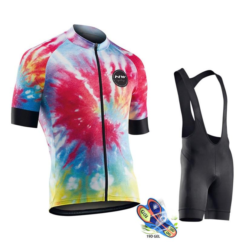 2026 Summer Cycling Suit Short Suit Sports Mountain Bike Men's Short Sleeve Suit Team Edition