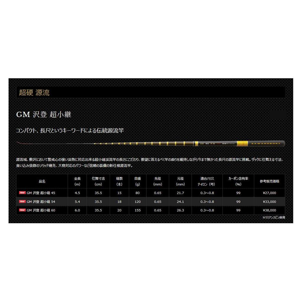 SUNTECH GM Genryu Sawanobori 45 Ultra-Compact Telescopic Keiryu Rod Made In Japan