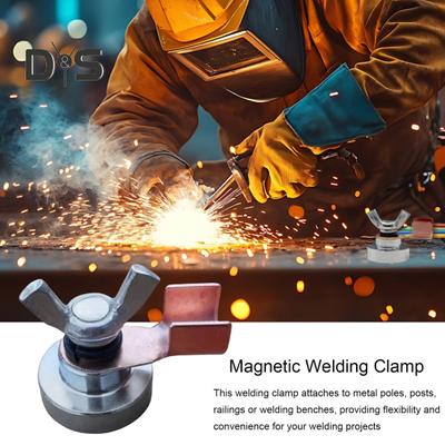 Pince de masse magnétique pour soudage Robuste Support de soudage Portable Soudeur métal Pince de masse pour soudage Outils