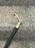 Classic Style Jaguar Handle Black Wooden Walking Stick Cane