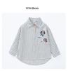 Girls' Long-Sleeved Striped Cartoon Shirt - Autumn 2025 Collection