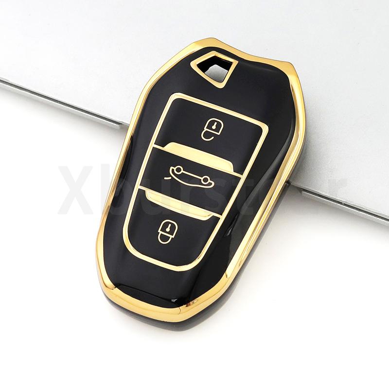 TPU Shell Fob Car Remote Key Case Cover For Peugeot 4008 5008 308 408 508 2008 3008 Citroen C4 C4L C6 C3-XR Picasso DS3 DS4 DS5