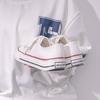 Eggplant Head Canvas Shoes 22 New Candy Plate Toe Breathable Lace-up Casual