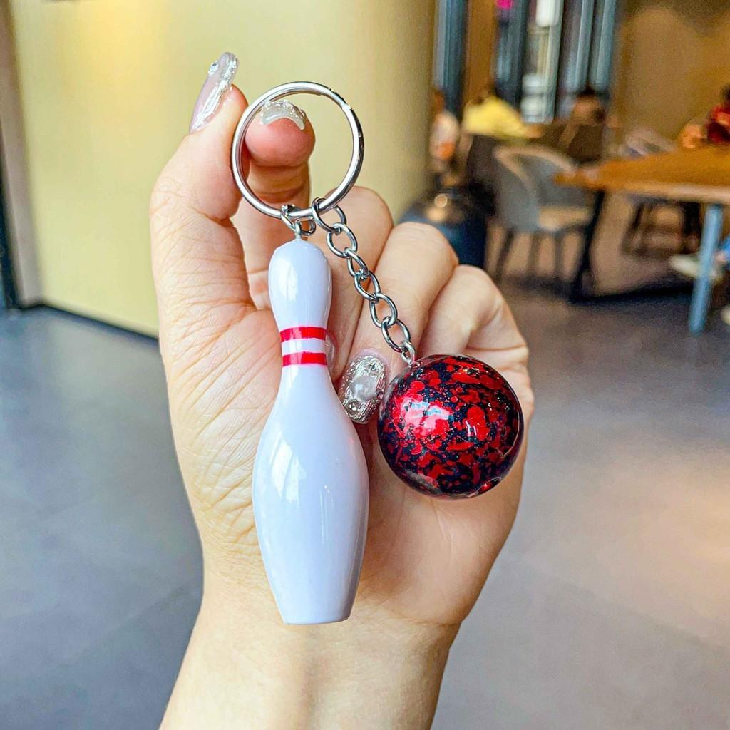 Miniature Bowling Keychain Ideal For Corporate Gifts And Event Promotions Silicone Design