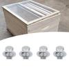 4pcs Base Support Feet Stainless Steel Ant-Proof For Beekeeping Base Replacement For Beekeeping Frame Fixed Beehive Spare Parts