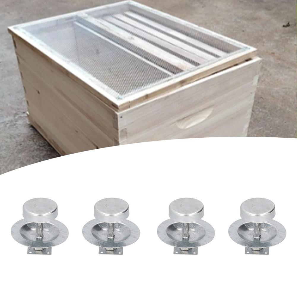 4pcs Base Support Feet Stainless Steel Ant-Proof For Beekeeping Base Replacement For Beekeeping Frame Fixed Beehive Spare Parts