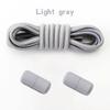 Round Elastic Laces without ties Metal Buckle Shoelace Sneakers Flat Shoes no tie shoelaces Shoe Accessories 1Pair/2Pair