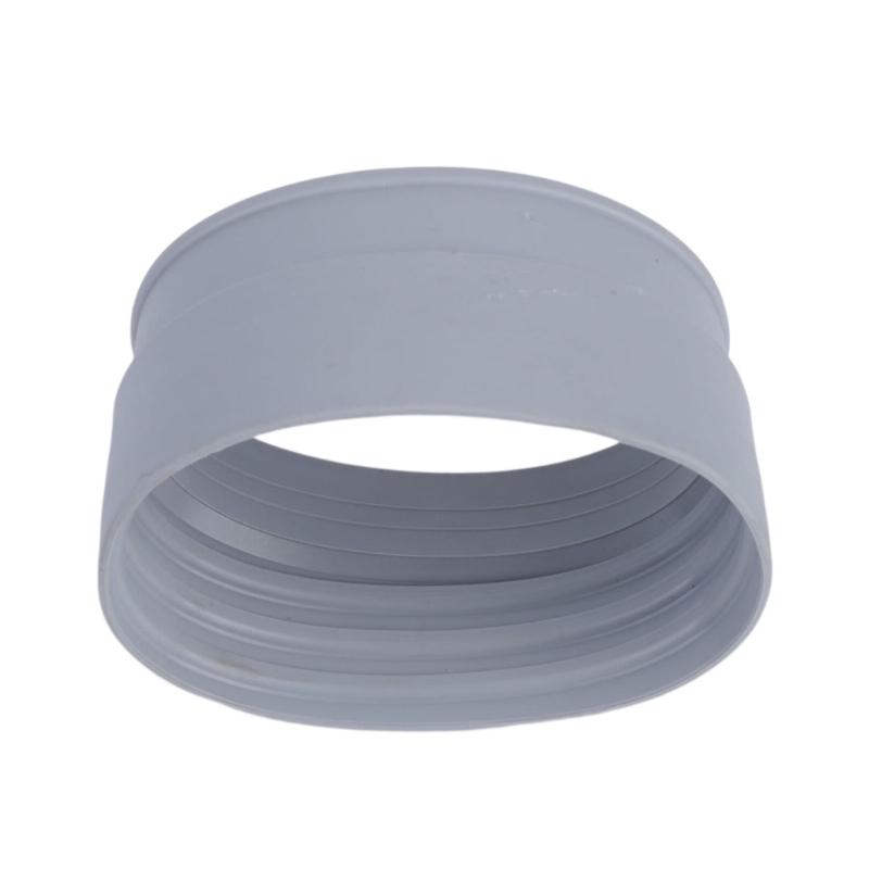 Exhaust Fan Duct Coupler Rubber 10cm/3.94inch Round Air Pipe Connector for Household Duct Repair and Replacement Use, Single Connector