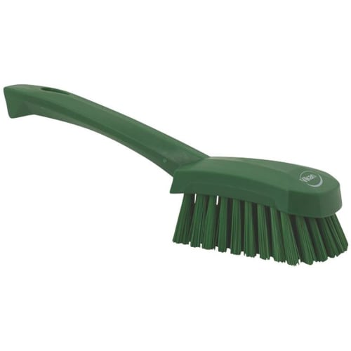 Vikan Short Handle Brush, Hard, Green, #4192, 380239