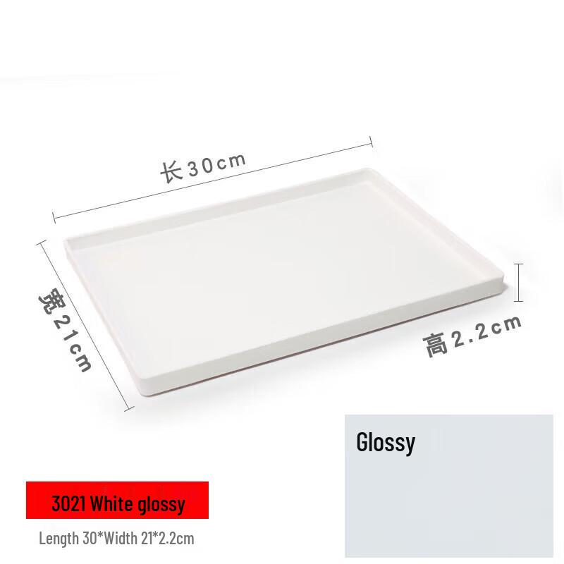 Rectangular Melamine Wood Grain Non-slip Serving Tray
