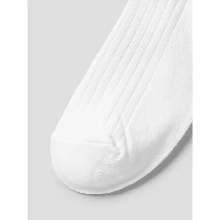 [8 Seconds] Wide Ribbed Ribbon Knee Socks White (3562KTAMB1)