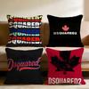 DSQUARED2 Cushion Cover Home & Car Multi-Scene Pillow Cover - Reversible, Soft & Durable for Daily Use