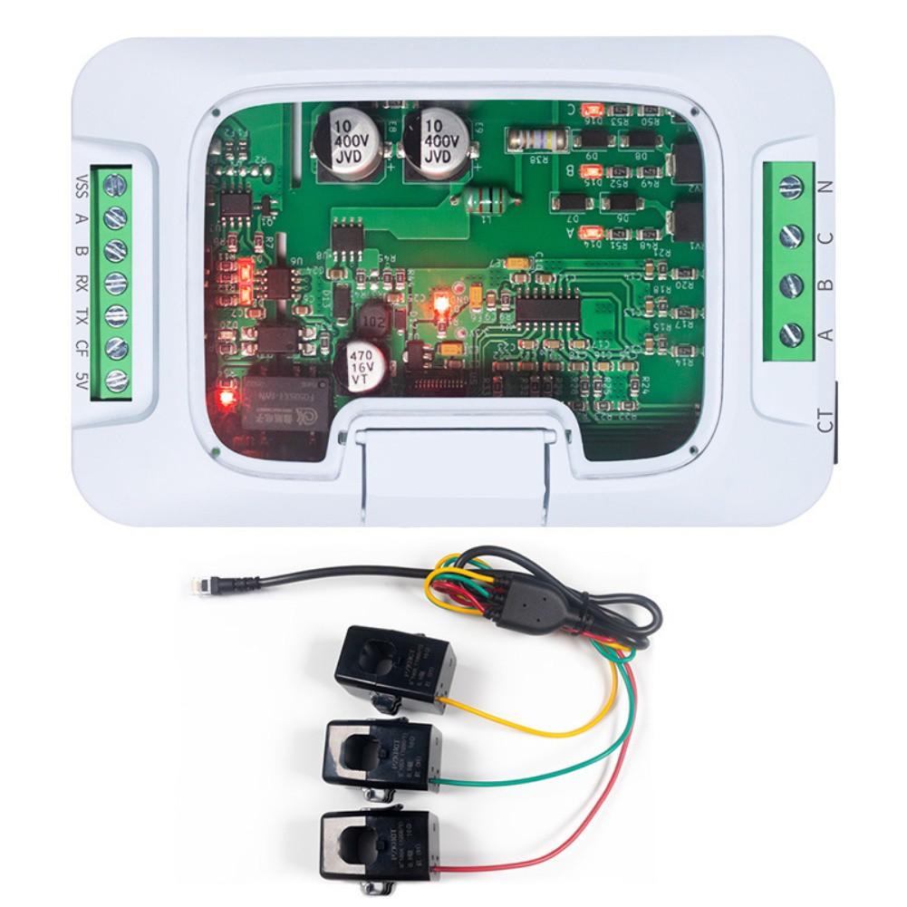 For RS485RTU PZEM6L24 Module for 380V 100A Active Reactive Energy Monitoring