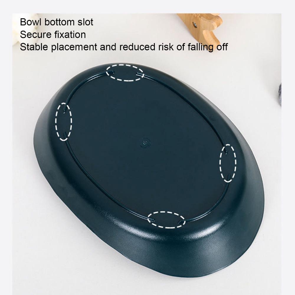 Multi Layer Fruit Stand Oval Tray Shape Serving Stand Easy Assembly Basket Stand Fruit Storage