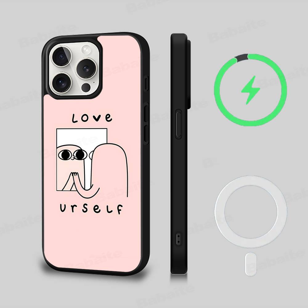 Ketnipz Cartoon Magnetic Wireless Phone Case For IPhone 17 16 15 14 13 12 11 Pro Max For Magsafe Cover