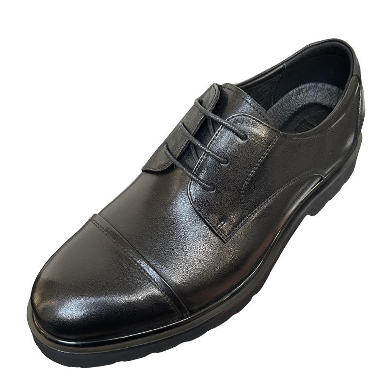 Light Sole Three Joint Leather Shoes Men'S Business Dress Leather Breathable Commuter Suit Work Men'S Shoes Casual Men'S Leather Shoes