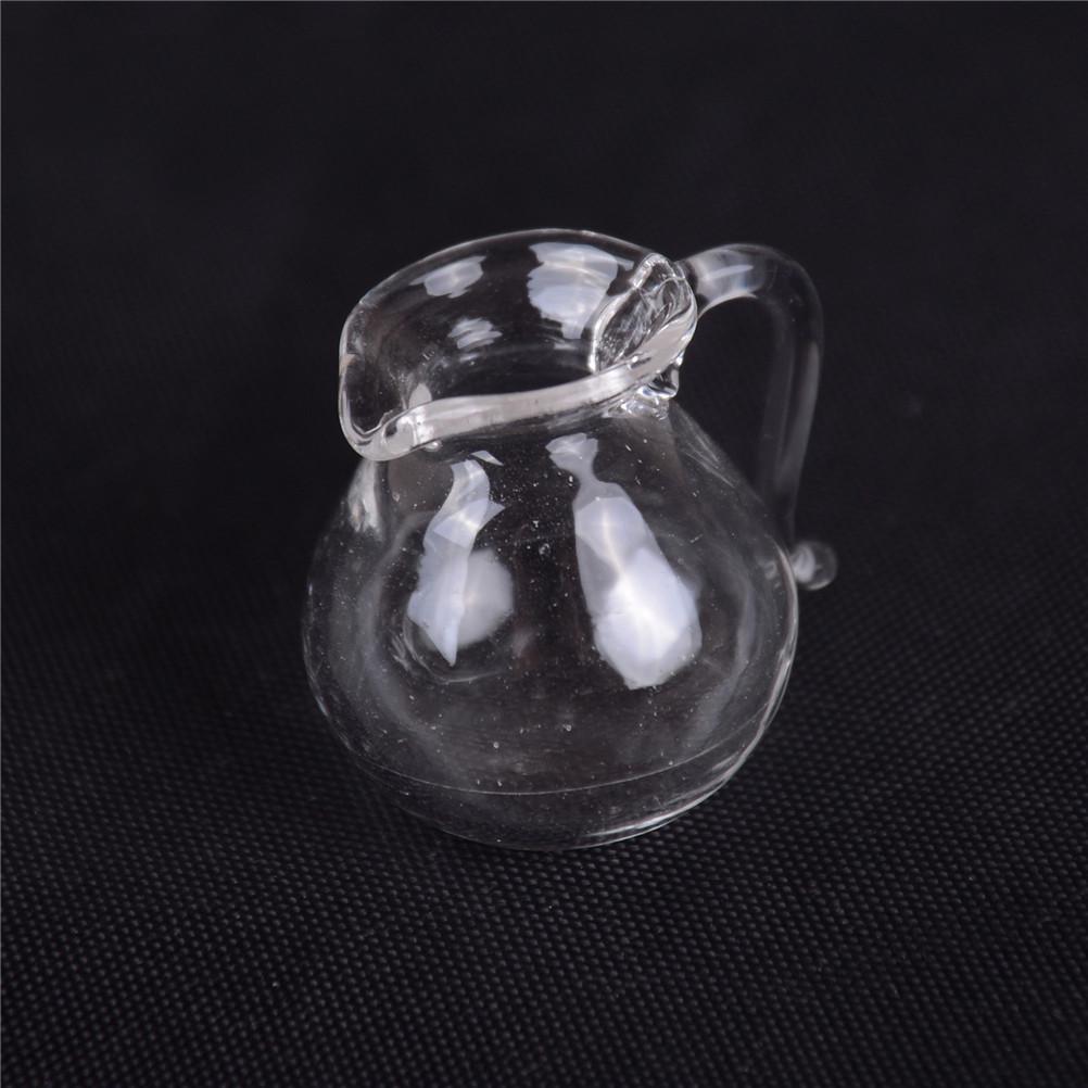 Dollhouse Miniature Accessories Simulation Retro Kettle Pot Open Lid Model Toys for Doll House Decoration