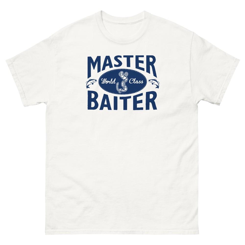 

Fishing Master Baiter Fisherman Offensive Masturbater T-Shirt L