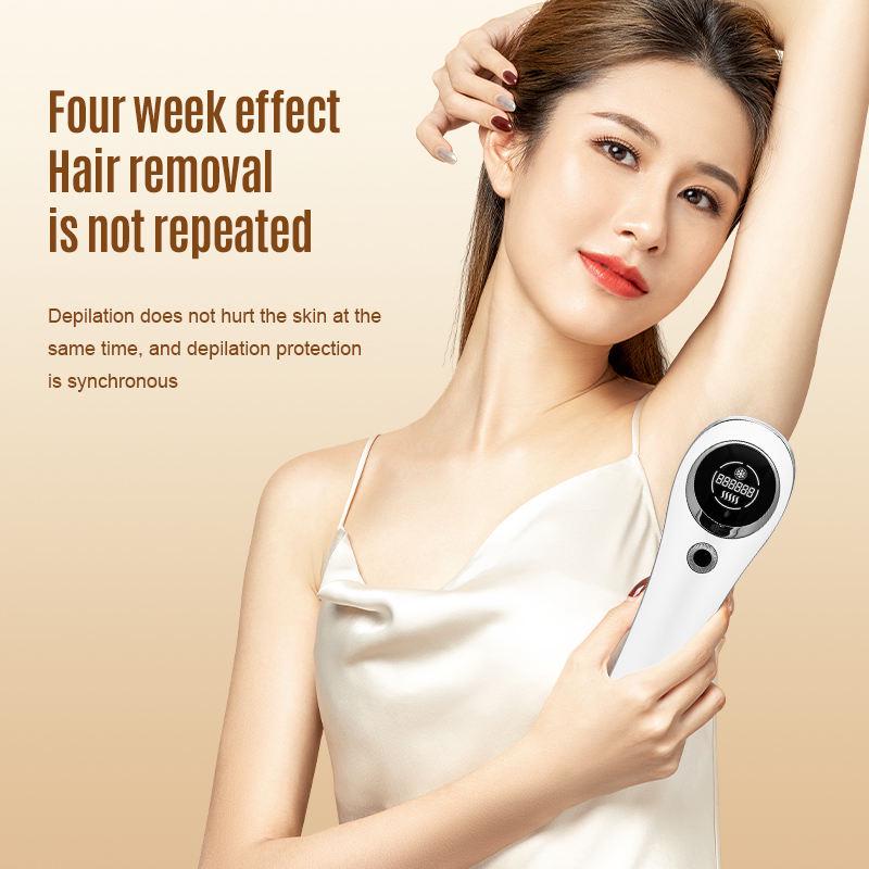 Freezing Point IPL Laser Device for Permanent Hair Removal, 999,999 Flashes, Home Use, Automatic Fast Flash.