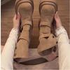 Retro British style platform Martin boots women's autumn and winter new fashion small sweet cool short boots children